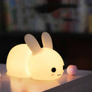 Rabbit LED Night Light Silicone Animal