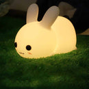Rabbit LED Night Light Silicone Animal